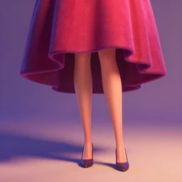 a pixar portrait of a woman with very long legs vibrant color scheme, highly detailed, in the style of romanticism, cinematic, artstation, moebius, greg rutkowski
