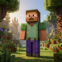 minecraft lords, octane render, beautiful lighting