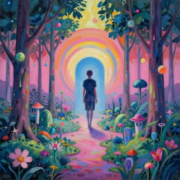 liminal spaces, the ego separates, hyperrealistic surrealism, dreamscape, award winning masterpiece with incredible details, a surreal vaporwave vaporwave vaporwave vaporwave vaporwave painting by artgerm, highly detailed, trending on artstation