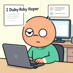 dorky ruby on rails developer