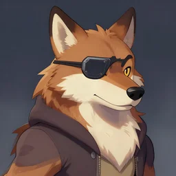 a portrait of wolf o'donnell from star fox, tech eyepatch, artstation, greg rutkowski, gregory manchess, greg hildebrandt, concept art, furry furaffinity