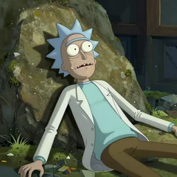 Rick suffocating morty