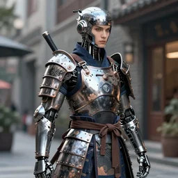 complex 3 d render, hyper detailed, ultrasharp, cyberpunk android street samurai, samurai armor plate, japanese patterns, digital portrait, concept art, natural soft rim light, anatomical, elegant, hyper realistic, ultra detailed, techwear clothing, octane render, darriel diano style, volumetric lighting, 8 k post - production, artstation hq, unreal engine 5, unity engine