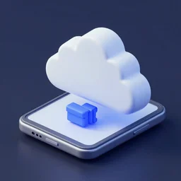 a cloud computing isometric 3 d icons for mobile game, 8 k resolution, gamedesign, octane render, blender 3 d