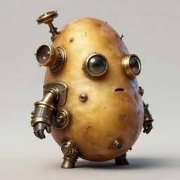 A steampunk potato by H.R. Giger