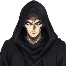 Portrait of a Grim Reaper, defined facial features, highly detailed, artstation, official artbook, official Studio Trigger anime screenshot, by Tetsuya Sakurai and Akihito Satou