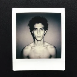 a black and white photograph of androgyny forever, in the style of egon schiele, by jenny saville, film photography, polaroid photo, surreal, soft lighting