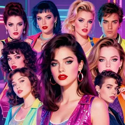 closeup portrait of pinup synthwave 8 0 s gorgeous confident young sean young, babs tarr, aly fell, varga, loish, rhads, beeple, gta v, makoto shinkai, lois van baarle, blade runner, ilya kuvshinov, rossdraws, tom bagshaw, digital art, greg rutkowski
