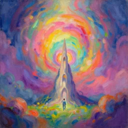 a colorful, existential dream