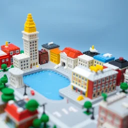 city made of legos
