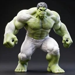 white colored hulk