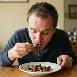 celal sengor eating his own shit
