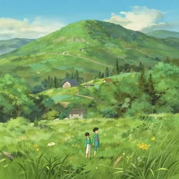a stunning biblical landscape by makoto shinkai