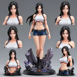 1:6 statue of Lucy heartfilia, realistic, very detailed, multiple angles