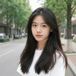 a young lady posing for pictures to be used on a dating profile