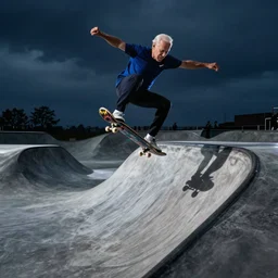 joe biden doing skateboard tricks