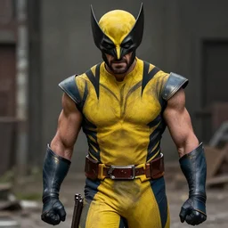 Wolverine in The Walking Dead 4K quality super realistic