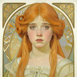 a detailed, intricate art nouveau portrait painting of a girl who resembles sad, grieving 1 8 - year - old saoirse ronan and emma watson crying together and consoling one another, in mourning wearing all black, by alphonse mucha, donato giancola, and john william waterhouse