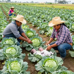 mexican farm workers harvesting newborns!!! on a ( ( ( cabbage ) ) ) farm