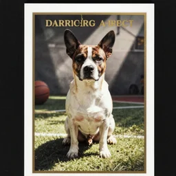 basketball card with the dog from air bud