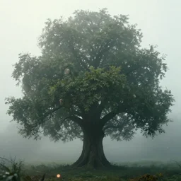 the tree with heads as leaves | pan's labyrinth movie by ridley scott with cinematogrophy of christopher doyle and art direction by hans giger, anamorphic bokeh and lens flares, 8 k, higly detailed masterpiece, cinematic, fog