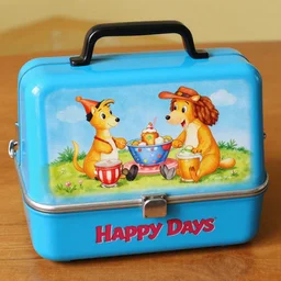 a vintage happy days lunchbox