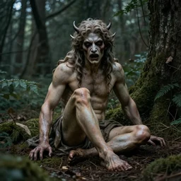 great god satyr pan in nature scary high resolution