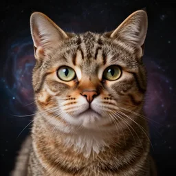 cat sagan explaining the marvels of the universe, photography, highly detailed