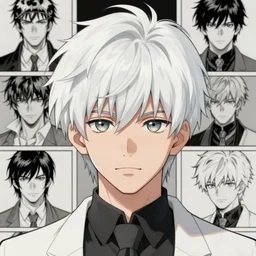 young teen bishonen male! scrawny white haired mage! fantasy! moebius, milo manara, hugo pratt, french comic art, semi - realistic anime, portrait, beautiful face, symmetrical face, trending on pixiv, detailed, clean lines, sharp lines, crisp lines, award winning illustration, masterpiece, 4 k