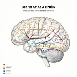 brain as a subway map