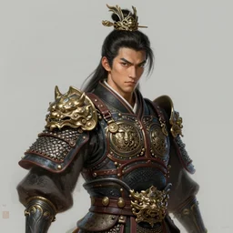 portrait of a warrior, intricate, highly detailed, digital painting, artstation, concept art, sharp focus, art by huifeng huang and greg rutkowski and android jones