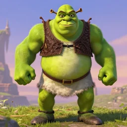 the hulk as shrek the ogre