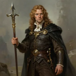 laurence olivier as a dnd character fantasy art.