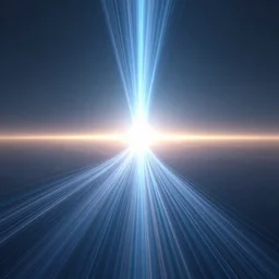 a hyperdetailed light flow stream of energy comes out of beyond the horizon atmospheric lighting 3 d matte painting of a by art by greg rutkowski