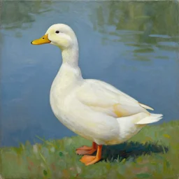 a duck on the prowl oil painting lisa yuskavage