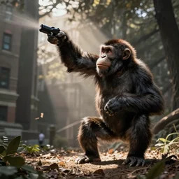 Crazy ape shooting in Chicago