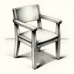 a detailed sketch of an impossible chair escher style
