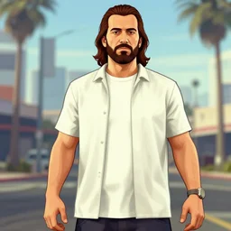 badass jesus as a character in gta vice city