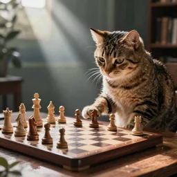 how to teach a cat to play chess, youtube tutorial