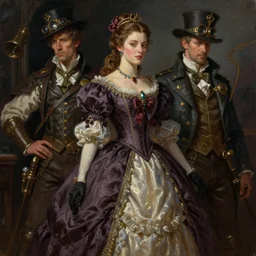belle, steampunk, oil painting, darkness, paint texture, digital painting, highly detailed, artstation, sharp focus, illustration, concept art, ruan jia, charlie bowater, tom bagshaw, norman rockwell