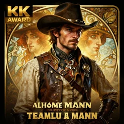 hyperrealist portrait of a steampunk cowboy by jeremy mann and alphonse mucha, fantasy art, photo realistic, dynamic lighting, artstation, poster, volumetric lighting, very detailed faces, 4 k, award winning