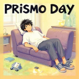 album cover of prismo marker lazy day by akihiko yoshida