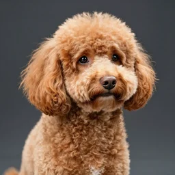 orange haired cockapoo with straight hair