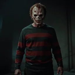 film still of freddy krueger in hell