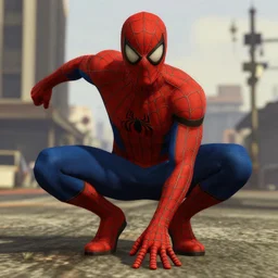 spider man in gta san andreas, screenshot