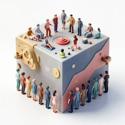 a five dimensional view of the entirety of humanity