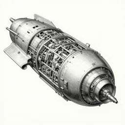 an intensely detailed hyper precise overwhelmingly intuitive technical drawing of the inner workings of a mechanical, uranium powered, ramjet, supersonic squidlike oceanography vehicle with multiple prehensile tentacle grabber arms dall - e 2 by open ai # dalle 2