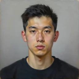 realist portrait of bobobo. by Daniel F. Gerhartz, hyperrealistic oil painting, 4k, studio lightning