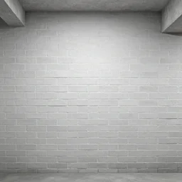 a basement made of brick
