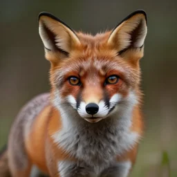 portrait of a fox _ out of this world _ fantasy _ hyperrealism _ by terese nielsen